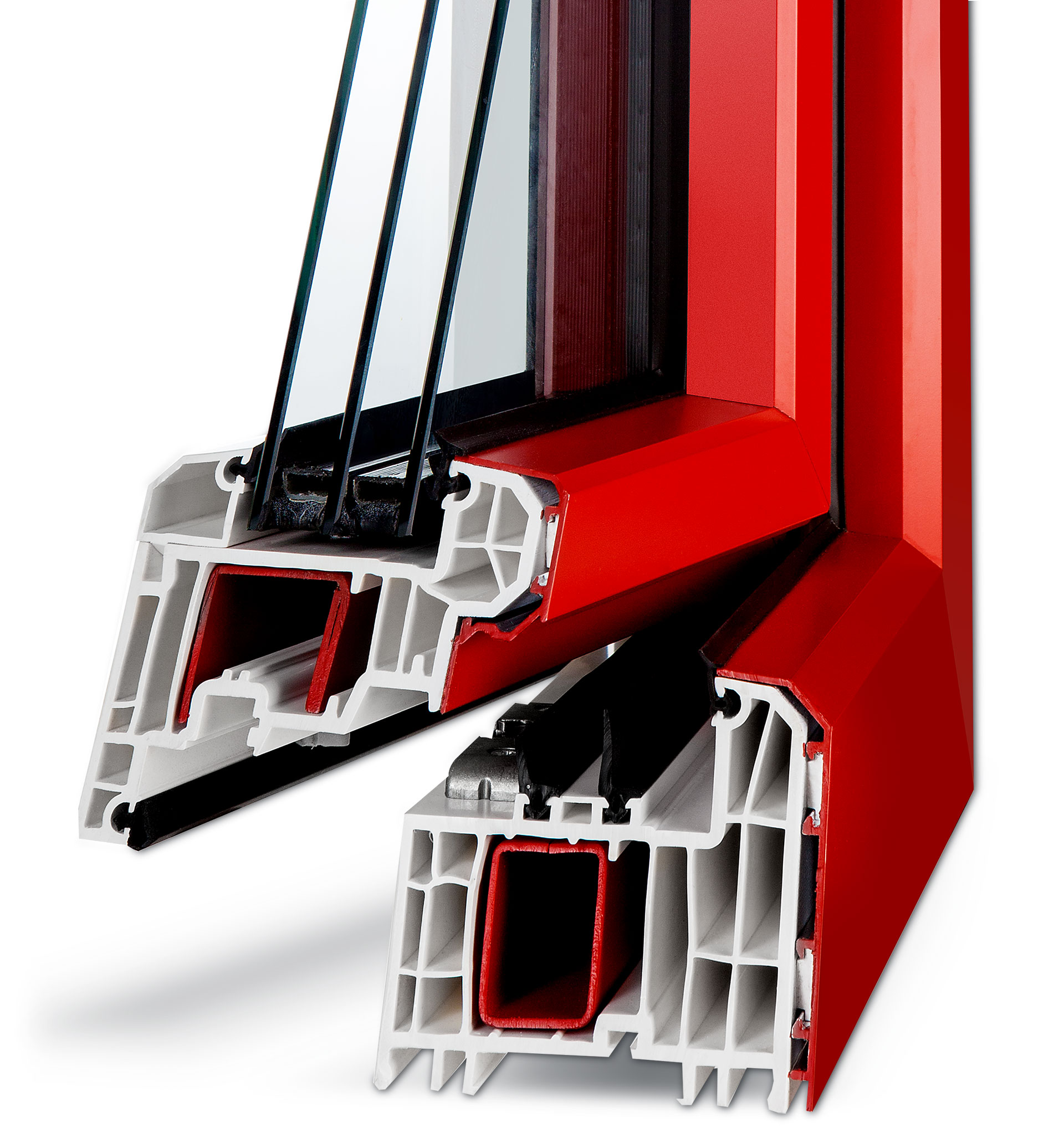 hapa therm7plus Aluminiumschale RAL rot